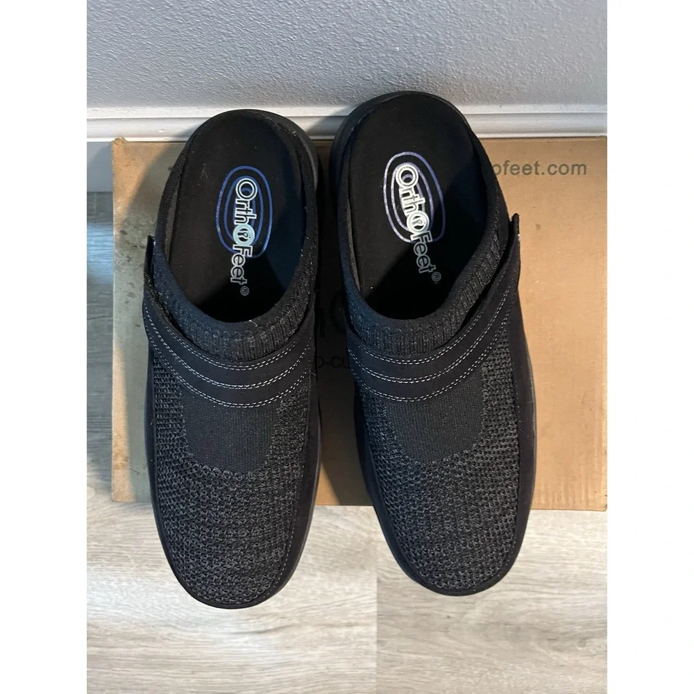 Ortho Hudson Mens Stretch  Slip On Sandals Stretch  Msrp $160